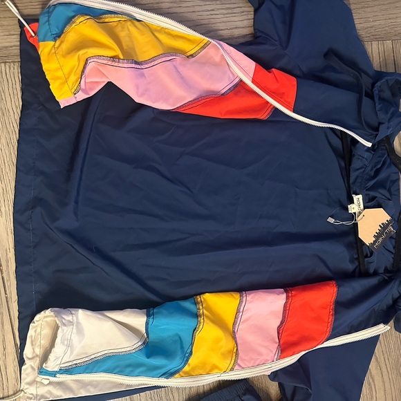 Main Strip Colorful Striped Spring Jacket-New-Cute! - Picture 13 of 15